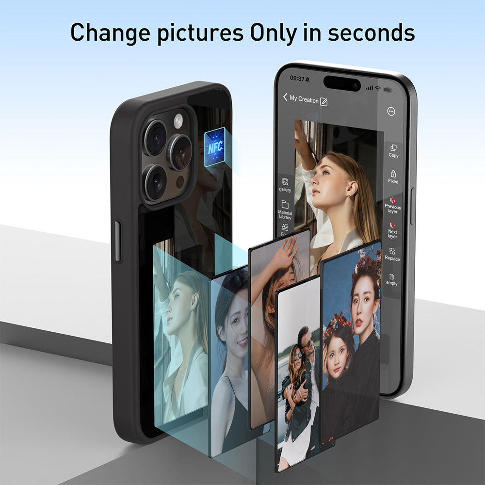 E-Ink NFC Display Phone Case