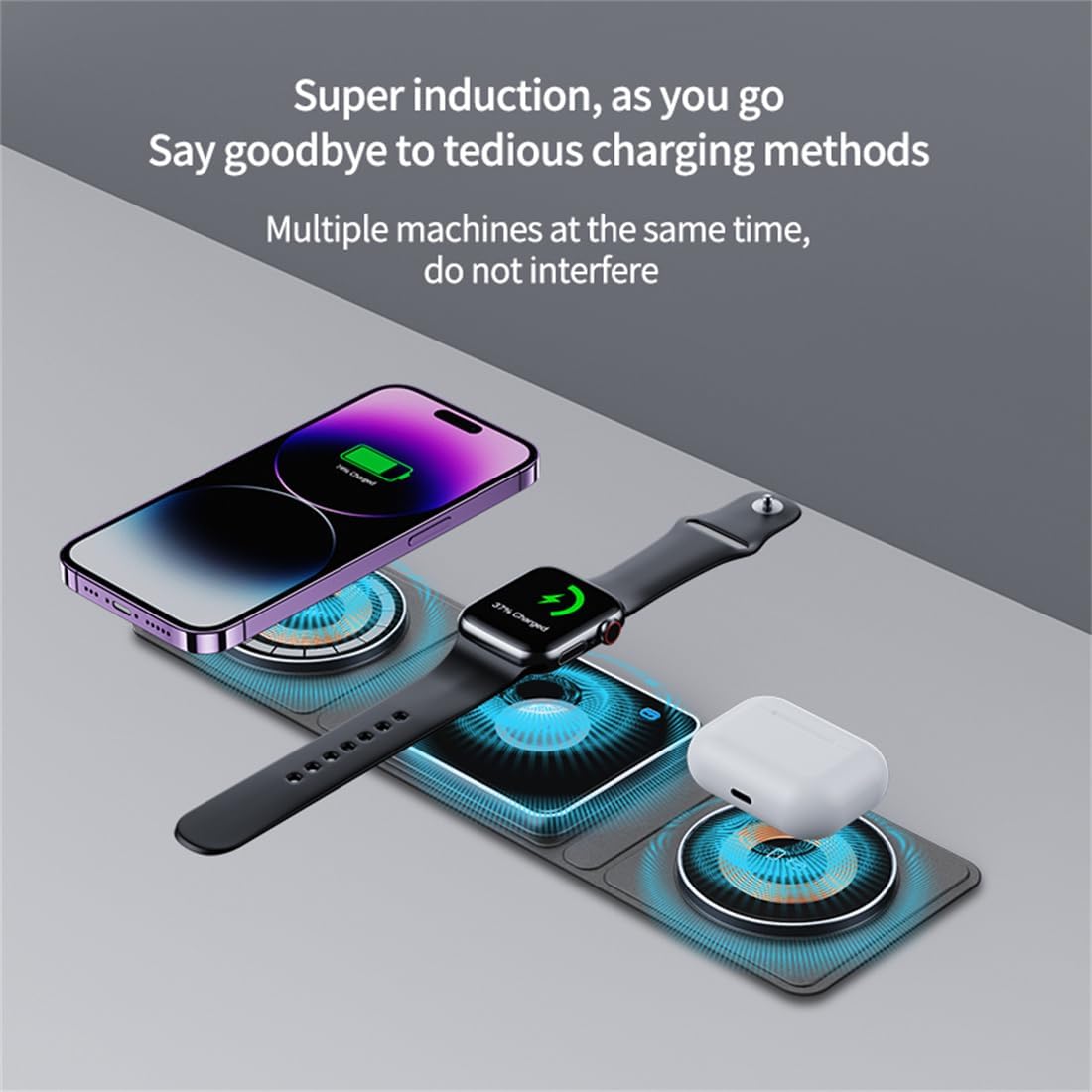 3 in 1 wireless Charging Mat