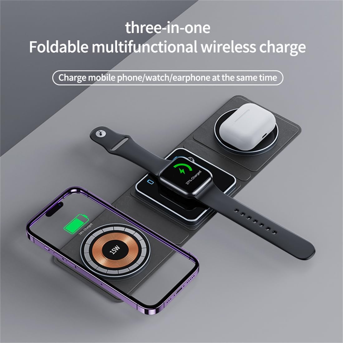 3 in 1 wireless Charging Mat